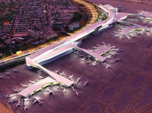 ￼A rendering of the new LaGuardia Airport