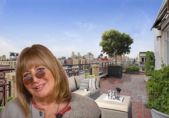 Penny Marshall is listing her UWS penthouse at 470 West End Ave
