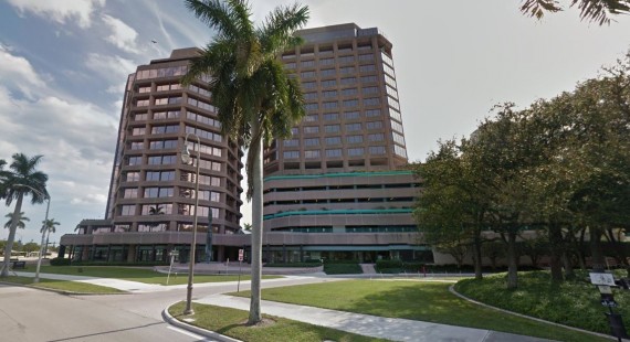 The Phillips Point office towers in West Palm Beach