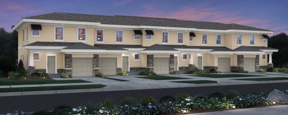 A rendering of the upcoming Reserve at Coral Springs multifamily project