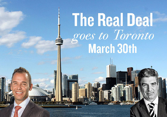 From left: Jay Parker, the Toronto skyline and Carlos Rosso