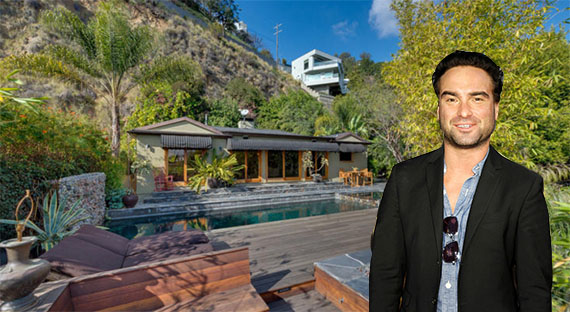Johnny Galecki and the Hollywood Hills property