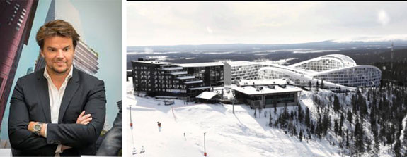 Bjarke Ingles and the Koutalaki Ski Village resort in Finland