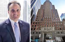 From left: Convene's Kenneth Clark and 114 West 47th Street in Midtown