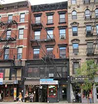 123 Second Avenue in the East Village before the blast last March