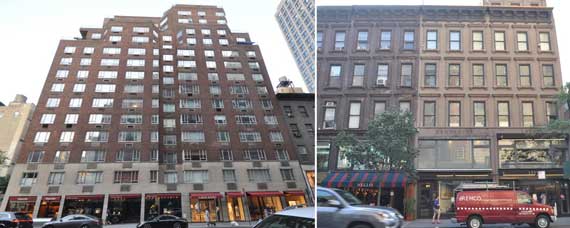 From left: 687 Madison AvenueAnd 698 Madison Avenue on the Upper East Side