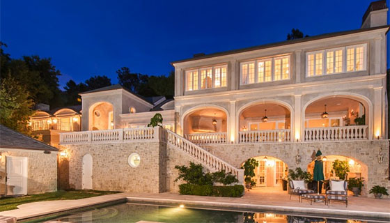 A property listed at 14215 Evans Road in Pacific Palisades (credit- the Agency)