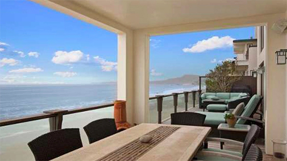 The home John Cusack is selling in Malibu (credit: 4 Malibu Real Estate)