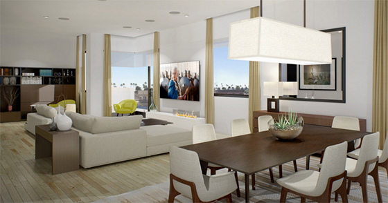 A rendering of the Pacific Star condo project in Beverly Hills (credit: the Agency)