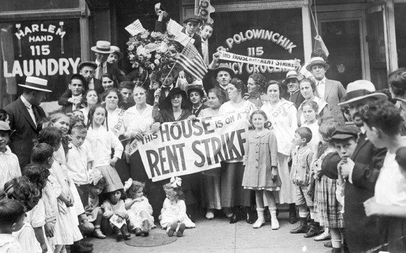 A rent strike in Harlem, 1919