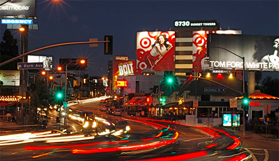 The Sunset Strip in West Hollywood