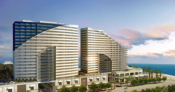 Rendering of the W Fort Lauderdale