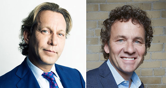 From left: Michael Wekerle and Tony Chapman