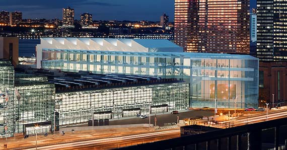 Rendering of the Jacob Javits Center