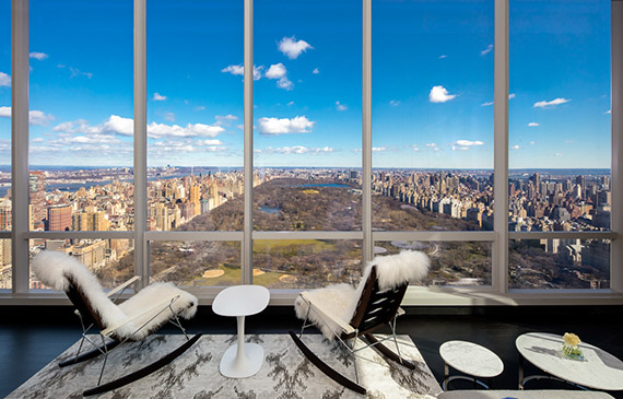 A view from inside One57