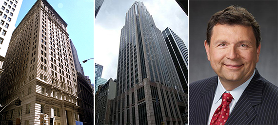 The Exchange at 25 Broad Street, the Americas Tower at 1177 Sixth Avenue and Calstrs' Jack Ehnes