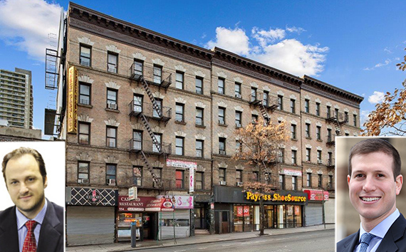 554-558 West 181st Street in Washington Heights (inset: Carmelo Milio and Daniel Pollak)