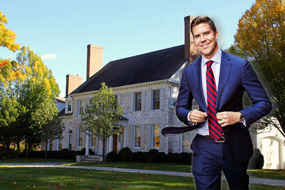 Fredrik Eklund and his new home in Connecticut