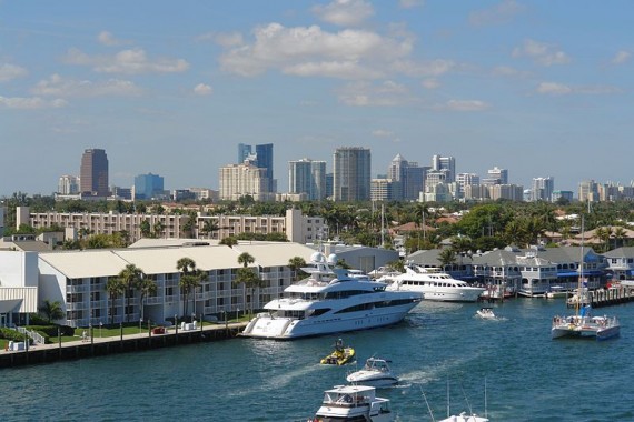 Fort Lauderdale's skyline (Credit: Kolossos)