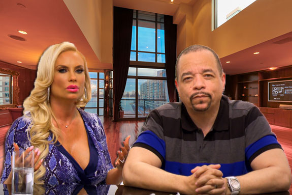 Ice-T and Coco (via a screenshot from "Ice and Coco") and their New Jersey home