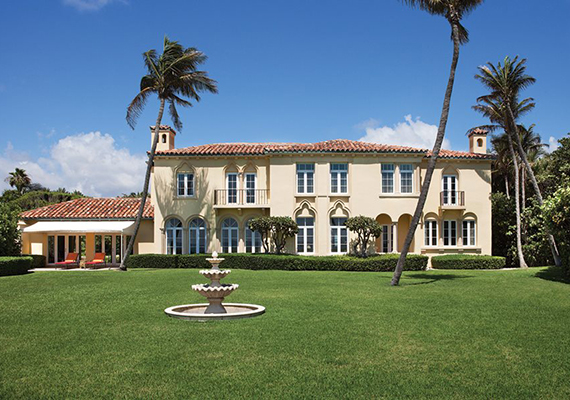 The John Kluge estate in Palm Beach