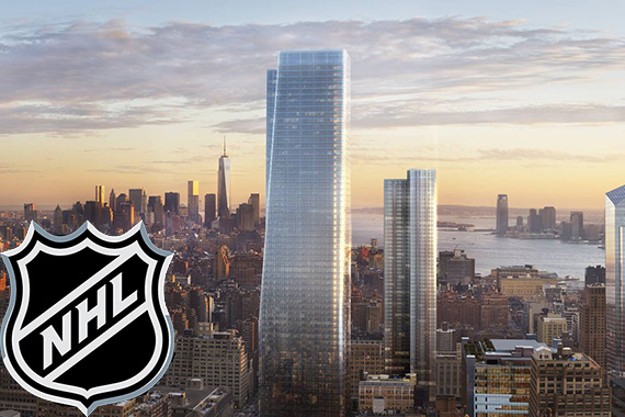 NHL Store opening in Manhattan 