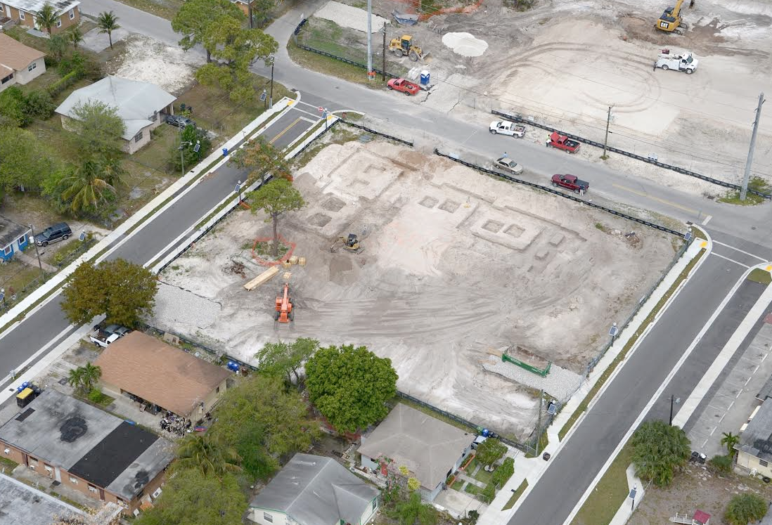Aerial view of Northwest Gardens V in Fort Lauderdale