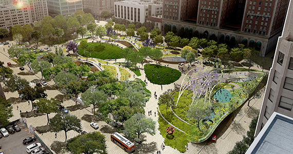 Pershing Square wHY rendering