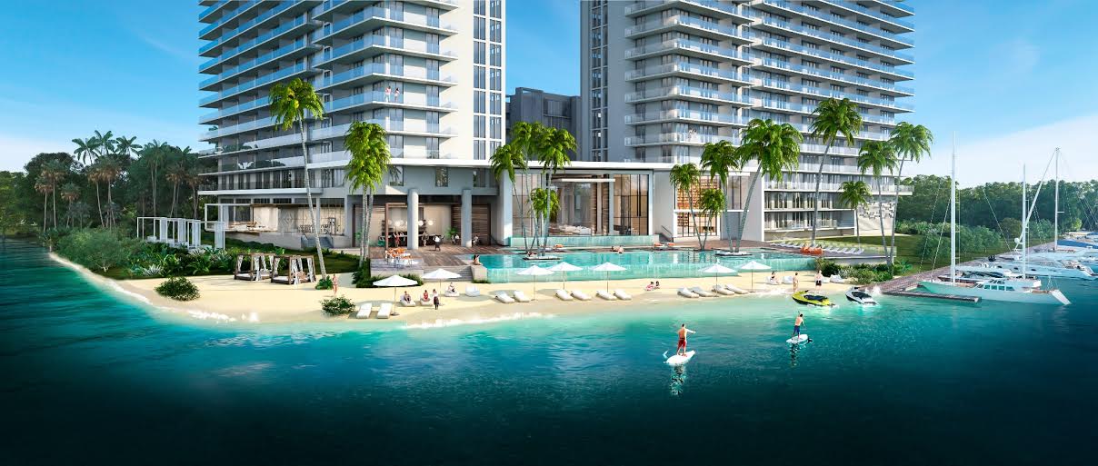 Rendering of the Harbour in North Miami Beach