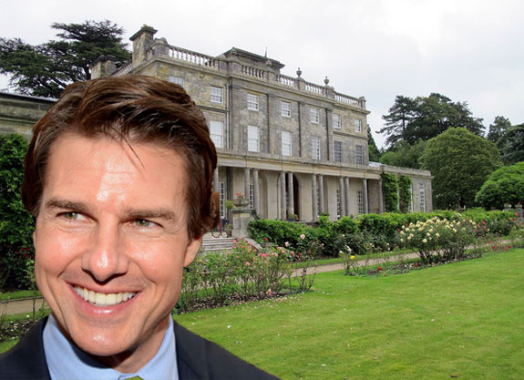 Tom Cruise (via wikipedia) and Saint Hill Manor