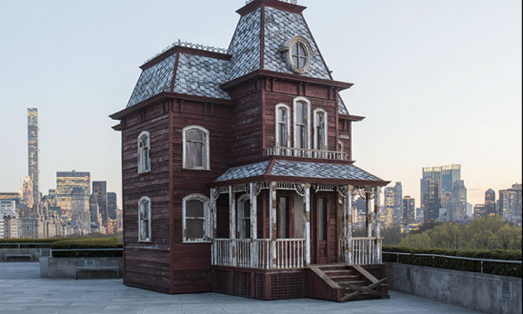 A screenshot of “The Roof Garden Commission: Cornelia Parker, Transitional Object (PsychoBarn)”