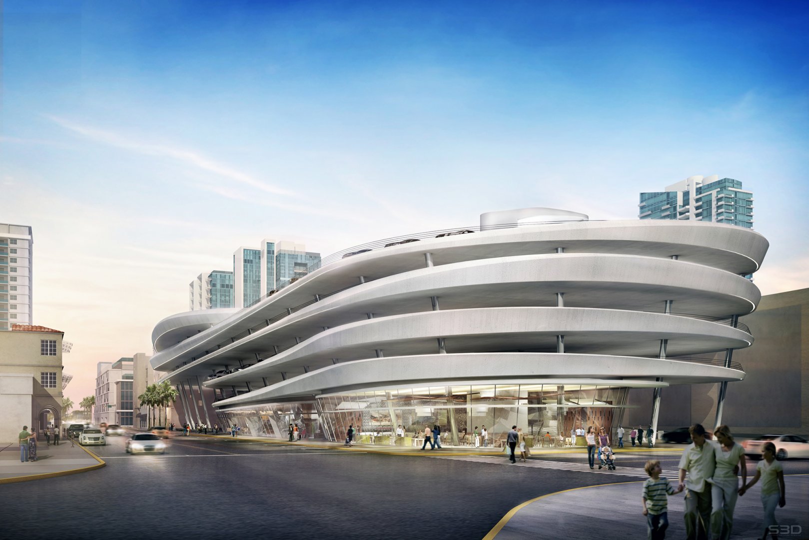 Zaha Hadid's design for Collins Park Place