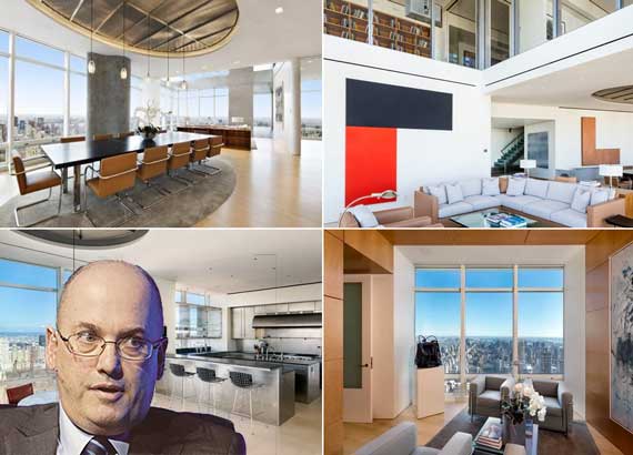 Penthouse at 151 East 58th Street and Steven Cohen