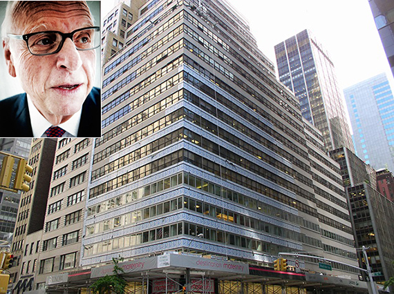 Howard Lorber and 575 Madison Avenue (credit: Marc Scrivo)