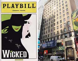 From left: Photo of a Playbill (Credit: Yumi Ang via Flickr and 729 Seventh Avenue)