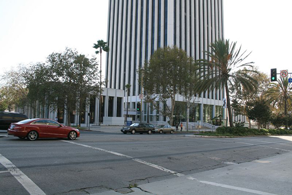 The Wilshire Boulevard office tower