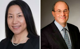 Catherine Liang and Frederick Cooper (credit: LinkedIn, wharton.upenn.edu)