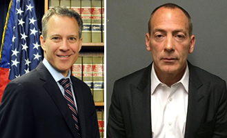 From left: New York Attorney General Eric Schneiderman and Steve Croman