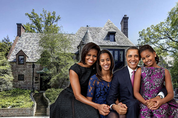 The first family and 2446 Belmont Road