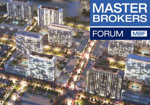 Rendering of Downtown Doral (Credit: ArX Solutions) and Master Brokers