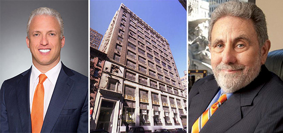 From left: Gary Green, 318 West 39th Street in the Garment District and Jeffrey Gural