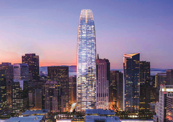 Rendering of Salesforce Tower in San Francisco