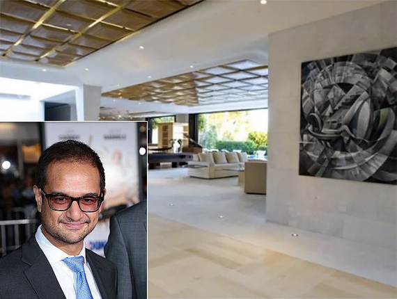 Riza Aziz and the Beverly Hills mansion