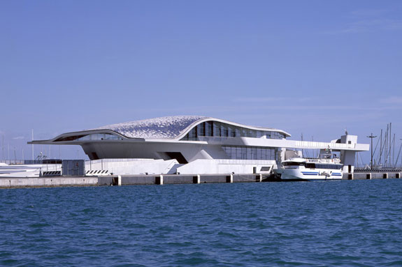 Salerno Maritime Terminal, by Zaha Hadid Architects (credit: Hélène Binet)