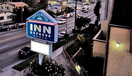 The Hollywood Express Inn South, owned by AJ Patel, who is planning another Westlake hotel (Credit: Hollywood Express Inn South)