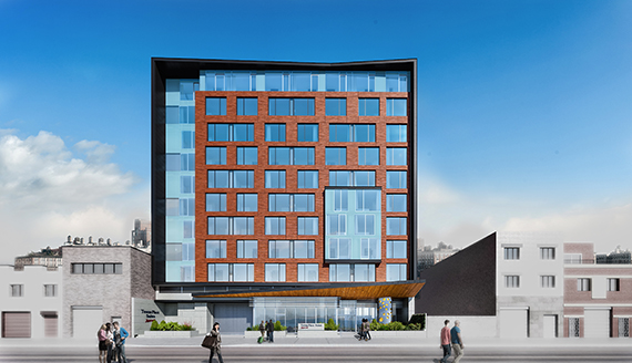 Rendering of 38-42 11th Street in Long Island City (credit: think! Architecture and Design and Architectural ID)