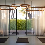 Rendering of the yoga lounge