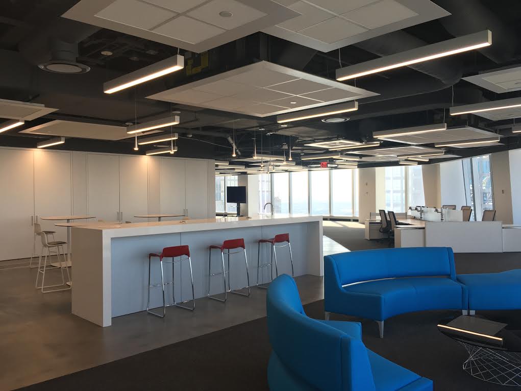 A new office concept geared towards millennials at 1 World Trade Center