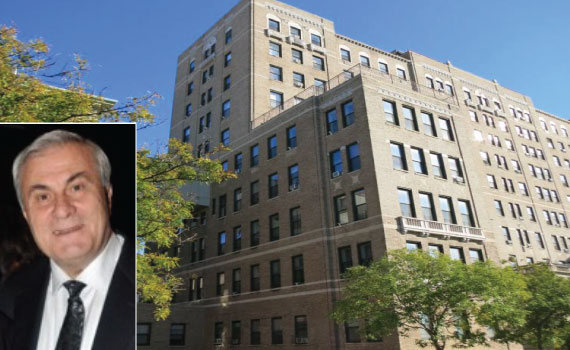 The Brooklyn Jewish Hospital at 545 Prospect Place in Brooklyn (inset: Alma Realty head Efstathios Valiotis)