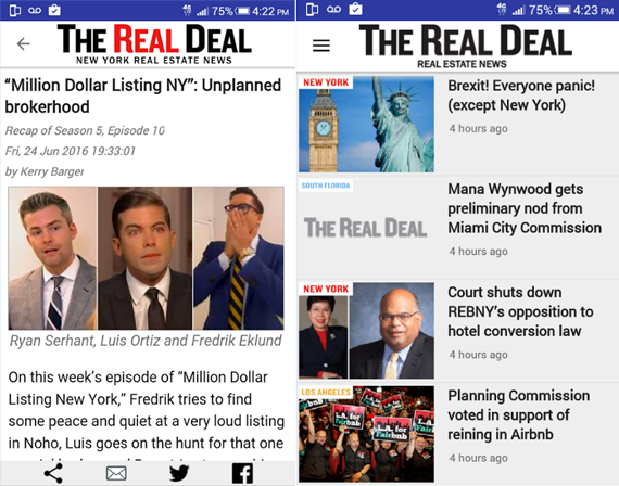 The Real Deal mobile app is now available on Android devices